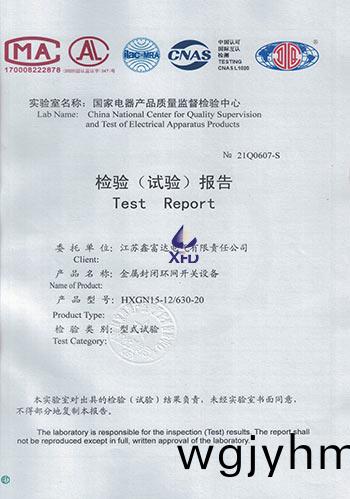 金屬封閉環網開關設備-HXGN15-12-630