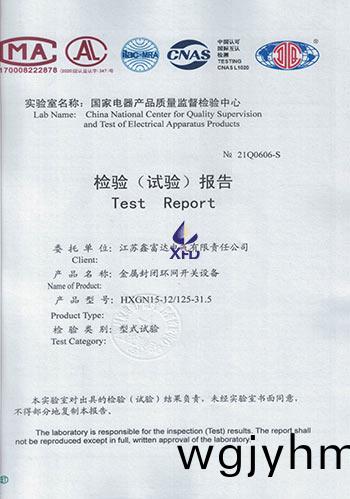 金屬(shu)封閉環網開關設備-HXGN15-12-125