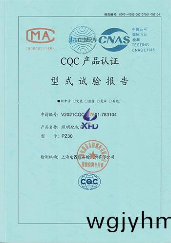 炤明配電箱(xiang)--PZ30 試(shi)驗報告